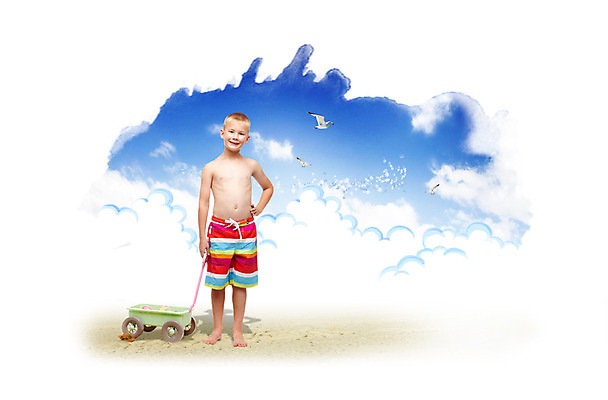 전신 PSD 동물 구름 편집이미지 계절 남자 수영복 여유 어린이 모래 바다 갈매기 조류 하늘 휴가 한명 서기 미소 웃음 사람 소년 해변 여름 여름휴가 바캉스 모래사장 시원함 남자만 남자한명만 어린이만 소년만 소년한명만 이미지편집 자연요소 1 옷 감정 모션 표정 파일형식 여름_계절