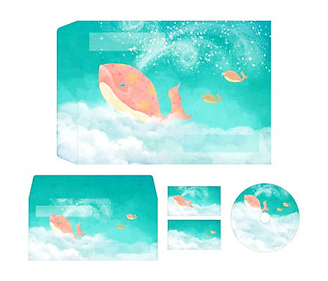 PSD 동물 구름 템플릿 별 분홍색 포유류 명함 명함템플릿 봉투 서류봉투 편지봉투 사람없음 세트 바다동물 CD 고래 패키지 CD자켓 봉투템플릿 우편봉투 이미지템플릿 자연요소 바다 컬러 수중동물 편지 우편물 파일형식