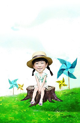 전신 PSD 나무 식물 편집이미지 모자 라이프스타일 여자 어린이라이프 어린이 포토일러 한명 미소 웃음 사람 앉기 동양인 소녀 라이프 미니어처 한국인 기둥 바람개비 밀짚모자 인물미니어처 나무기둥 나무밑둥 SD캐릭터 여자만 여자한명만 어린이만 소녀만 소녀한명만 이미지편집 캐릭터 모자_잡화 1 잡화 건축 모션 표정 인종 생활 모형 파일형식