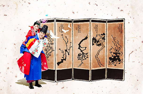 전신 PSD 동물 편집이미지 한국문화 한국전통 전통 부부 커플 여자 남자 행복 문화 신부 한쌍 커플라이프 신랑 결혼 신혼부부 조류 결혼식 한국 사랑 서기 미소 웃음 사람 동양인 성인 두명 한국인 축하 쌍 전통의상 한복 전통혼례 업기 병풍 족두리 혼례복 관모 성인만 이미지편집 동양문화 라이프스타일 감정 아시아 컨셉 관계 모션 전통소품 표정 인종 이벤트 전통의례 신혼 파일형식