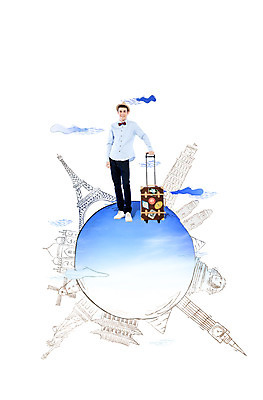 전신 PSD 서양인 외국인 백인 구름 편집이미지 모자 학생 라이프스타일 건축물 남자 건축 대학생 해외여행 여행 가방 한명 서기 미소 웃음 사람 성인 관광지 탑 캐리어 여행가방 궁전 풍차 세계여행 에펠탑 피사의사탑 자유의여신상 타지마할궁전 남자만 남자한명만 성인남자만 성인만 이미지편집 자연요소 1 해외 잡화 고건축 모션 표정 인종 생활 세계 미국 이탈리아 세계문화유산 파리 랜드마크 파일형식