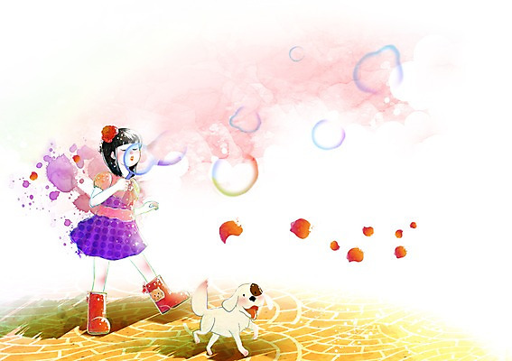 전신 PSD 동물 모델 라이프스타일 계절 여자 패션 어린이 일러스트 포유류 장화 한명 서기 미소 웃음 사람 소녀 라이프 쇼핑 봄 비눗방울 개 강아지 비눗방울놀이 여자만 여자한명만 어린이만 소녀만 소녀한명만 국내일러스트 1 신발 모션 놀이 표정 생활 반려동물 파일형식