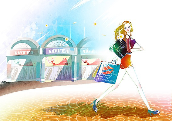 전신 PSD 식물 모델 우먼라이프 라이프스타일 계절 여자 패션 꽃 포즈 가방 일러스트 한명 서기 미소 웃음 사람 빌딩 성인 건물 라이프 쇼핑 종이봉투 쇼핑백 봄 핸드백 민들레 백화점 여자만 여자한명만 성인여자만 성인만 국내일러스트 1 건축물 잡화 모션 봉투 표정 생활 상점 파일형식