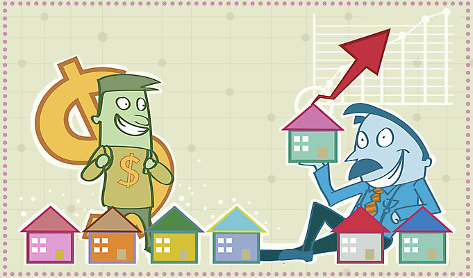 PSD 남자 화살표 일러스트 통계 부동산 수치 그래프 화살 아파트 주택 미소 웃음 사람 빌딩 성인 두명 건물 금융 경제 달러 물방울무늬 자료 화폐기호 표 방향 재테크 상승 분양 집값상승 남자만 성인남자만 성인만 국내일러스트 건축물 기호 컨셉 돈 무늬 표정 재산 화폐 집값 파일형식