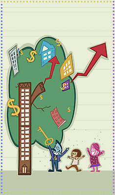 전신 PSD 나무 식물 여자 남자 화살표 일러스트 열쇠 부동산 화살 아파트 주택 서기 미소 웃음 사람 빌딩 성인 건물 세명 금융 경제 달러 물방울무늬 화폐기호 방향 재테크 상승 분양 집값상승 성인만 국내일러스트 건축물 기호 컨셉 돈 무늬 모션 표정 재산 화폐 집값 파일형식
