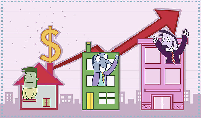 PSD 남자 화살표 일러스트 부동산 화살 아파트 주택 미소 웃음 사람 빌딩 여러명 상반신 성인 건물 금융 경제 달러 물방울무늬 화폐기호 방향 재테크 상승 분양 집값상승 남자만 성인남자만 성인만 국내일러스트 건축물 기호 다수 컨셉 돈 무늬 표정 재산 화폐 집값 파일형식