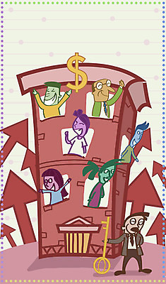 PSD 여자 남자 화살표 일러스트 열쇠 부동산 화살 아파트 주택 미소 웃음 사람 빌딩 여러명 성인 건물 금융 경제 달러 물방울무늬 화폐기호 방향 재테크 상승 분양 집값상승 성인만 국내일러스트 건축물 기호 다수 컨셉 돈 무늬 표정 재산 화폐 집값 파일형식