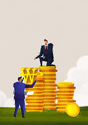 전신 PSD 구름 남자 돈 일러스트 비즈니스 협력 함께함 서기 사람 앉기 정장 성인 두명 금융 경제 동전 직장인 비즈니스맨 원화 화폐기호 목표 계획 동료 열정 남자만 성인남자만 성인만 국내일러스트 자연요소 직업 기호 옷 감정 컨셉 관계 모션 재산 화폐 파일형식