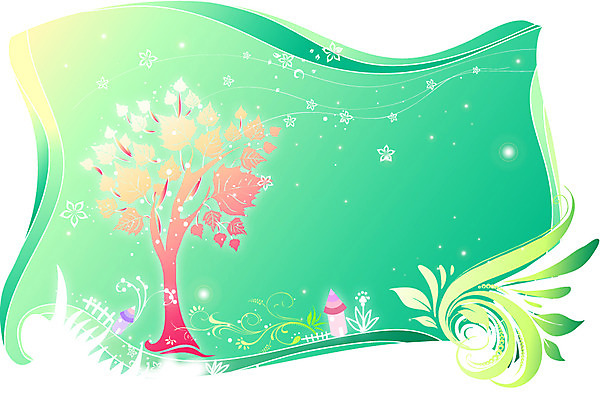 나무 식물 템플릿 문양 꽃 줄기 백그라운드 잎 무늬 꽃무늬 카드템플릿 나뭇잎 주택 프레임 틀 사람없음 건물 울타리 풀 신비 이미지템플릿 AI파일 카드프레임 건축물 컨셉 카드_감사 담장 파일형식 벡터