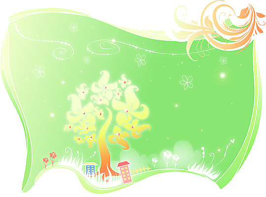 나무 식물 구름 템플릿 문양 꽃 백그라운드 무늬 꽃무늬 카드템플릿 하늘 주택 프레임 틀 사람없음 건물 울타리 풀 신비 이미지템플릿 AI파일 카드프레임 자연요소 건축물 컨셉 카드_감사 담장 파일형식 벡터