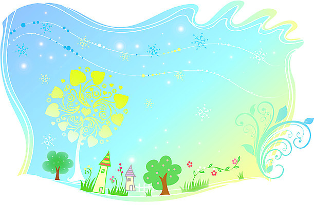 나무 식물 템플릿 문양 꽃 백그라운드 무늬 카드템플릿 주택 프레임 틀 사람없음 건물 풀 눈송이 신비 이미지템플릿 AI파일 카드프레임 건축물 컨셉 카드_감사 눈_날씨 파일형식 벡터