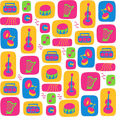 모양 문양 디자인 악기 음악 음향기기 백그라운드 무늬 패턴 음표 일러스트 도안 벽지 사람없음 패턴백그라운드 기타 레코드 북 라디오 오선지 드럼 하프 축음기 전축 아기자기 국내일러스트 AI파일 기호 컨셉 현악기 문화예술 타악기 전자제품 골동품 음반 악보 오선 파일형식 벡터