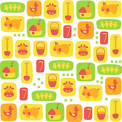 모양 동물 문양 디자인 백그라운드 무늬 패턴 일러스트 도안 벽지 주택 사람없음 건물 울타리 가축 패턴백그라운드 닭 돼지 풀 소 농기구 삽 양동이 괭이 아기자기 국내일러스트 AI파일 식물 건축물 컨셉 농업 포유류 조류 담장 파일형식 벡터