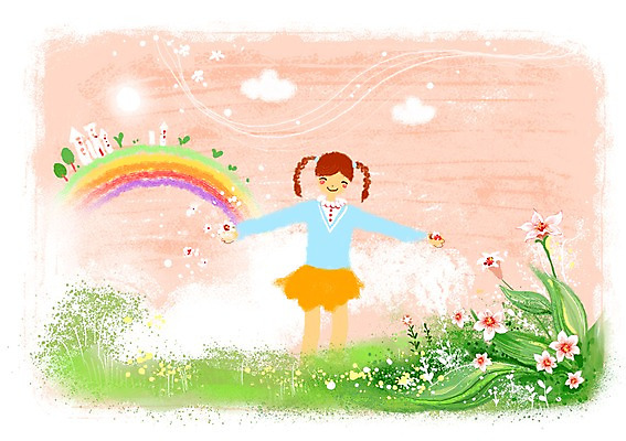 주간 PSD 식물 구름 여자 꽃 어린이라이프 어린이 백그라운드 무지개 꽃밭 일러스트 상상 양갈래머리 하늘 팔벌리기 상상일러스트 한명 서기 미소 웃음 사람 소녀 초원 야외 건물 판타지 태양 풀 어린이상상 여자만 여자한명만 어린이만 소녀만 소녀한명만 동심 국내일러스트 자연요소 1 라이프스타일 헤어스타일 건축물 모션 표정 파일형식