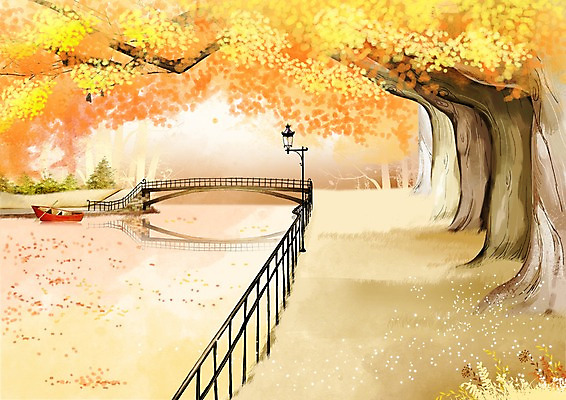 주간 PSD 나무 식물 사계절 계절 호수 백그라운드 단풍 가로등 일러스트 난간 자연 따뜻함 풍경 사람없음 야외 울타리 강 가을풍경 가을 숲속 숲 나룻배 가교 선박 가을배경 국내일러스트 자연요소 건축물 공공시설 수상교통 잎 배_교통 담장 생태계 파일형식 가을_계절