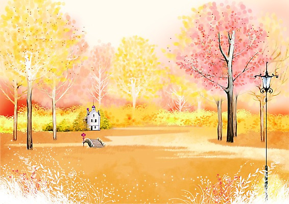 주간 PSD 나무 식물 건축물 사계절 계절 백그라운드 단풍 가로등 일러스트 자연 따뜻함 풍경 사람없음 야외 건물 가을풍경 가을 풀 숲속 숲 가교 가을배경 국내일러스트 자연요소 공공시설 건축 잎 생태계 파일형식 가을_계절