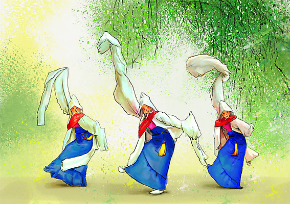 전신 PSD 나무 식물 한국문화 한국전통 전통 여자 아시아 종교 전통문화 포즈 백그라운드 불교 일러스트 한국 서기 사람 성인 세명 고깔모자 나뭇가지 춤 전통의상 한복 전통무용 한국무용 민속무용 승무 여자만 성인여자만 성인만 국내일러스트 모자_잡화 동양문화 나라 문화 모션 문화예술 전통공연 파일형식