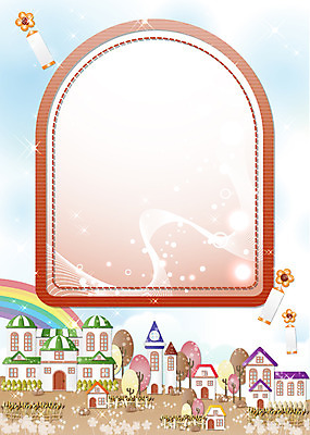 나무 식물 건축물 배너 계절 무지개 일러스트 안내 주택 프레임 알림판 사람없음 건물 울타리 마을 가을풍경 가을 메모지 풀 편지 알림 편지지 국내일러스트 AI파일 카드프레임 자연요소 건축 풍경 담장 사무용품 파일형식 벡터 가을_계절