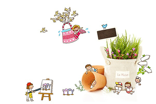 PSD 식물 동물 편집 편집이미지 여자 어린이교육 교육 남자 화분 어린이 조류 포토일러 주전자 합성일러스트 미소 웃음 사람 소녀 소년 여러명 책 독서 팻말 물뿌리개 그리기 이젤 물주기 그림 원예 어린이만 이미지편집 다수 모션 주방용품 프레임 표정 취미 미술도구 파일형식