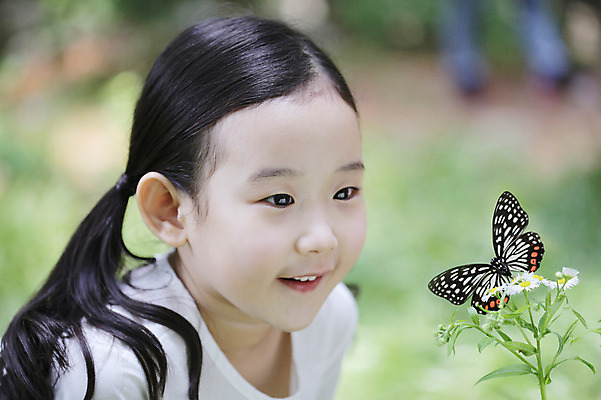 포토 JPG 주간 나무 식물 동물 한마리 라이프스타일 응시 여자 꽃 어린이라이프 어린이 나비 곤충 무늬 자연 한명 미소 웃음 사람 앉기 동양인 소녀 근접촬영 상반신 야외 라이프 아웃포커스 유치원생 한국인 흰색 관찰 체험학습 풀 곤충채집 자연학습 호랑나비 여자만 여자한명만 어린이만 소녀만 소녀한명만 국내포토 자연요소 1 시선 뷰포인트 컬러 모션 촬영기법 표정 인종 생활 체험 수집 생태계 파일형식