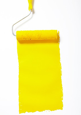 포토 JPG 스튜디오촬영 컬러 생활용품 백그라운드 페인팅 실내 사람없음 노란색 페인트 물감 미술도구 도구 붓 색칠 칠 페인트칠 롤러 페인트붓 페인팅도구 페인트롤러 국내포토 내부 오브젝트 파일형식