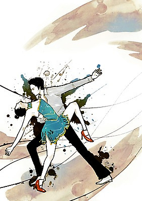 전신 PSD 여자 남자 문화 예술 포즈 일러스트 문화예술 서기 사람 성인 두명 댄서 춤 즐거움 댄스스포츠 성인만 국내일러스트 직업 감정 스포츠 모션 파일형식