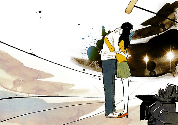 전신 PSD 커플 여자 남자 문화 예술 한쌍 포즈 일러스트 안기 포옹 문화예술 서기 사람 성인 두명 촬영 표현 쌍 연기 배우 마이크 즐거움 드라마 연예인 성인만 국내일러스트 직업 감정 음향기기 관계 모션 파일형식