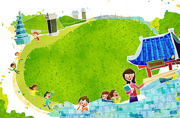 PSD 한국문화 한국전통 배너 계절 여자 어린이교육 교육 남자 어린이 액자 유적 일러스트 유적지 방학 안내 프레임 여름방학 틀 미소 웃음 사람 소녀 소년 여러명 성인 여름 탑 교사 문화재 체험학습 체험 알림 즐거움 문화유적지 왕릉 전통프레임 국내일러스트 직업 동양문화 전통 건축물 감정 다수 컨셉 고건축 휴가 한국 표정 파일형식 여름_계절