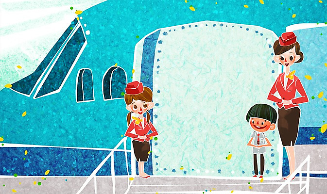 PSD 배너 계절 여자 어린이교육 교육 남자 어린이 액자 일러스트 방학 비행기 안내 프레임 여름방학 틀 미소 웃음 사람 소년 여러명 성인 여름 체험학습 체험 서비스업 승무원 알림 즐거움 서비스 국내일러스트 직업 감정 산업 다수 컨셉 항공교통 휴가 대중교통 표정 파일형식 여름_계절