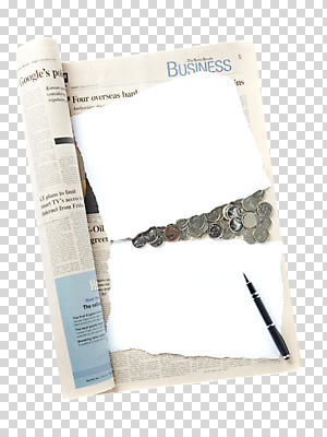 편집 편집이미지 배너 종이 백그라운드 돈 안내 프레임 틀 사람없음 금융 경제 필기구 펜 볼펜 동전 흰색 원화 신문 백원 오백원 알림 오브젝트 영자신문 PNG 십원 편집소스 컬러 문구용품 간행물 뉴스 재산 파일형식