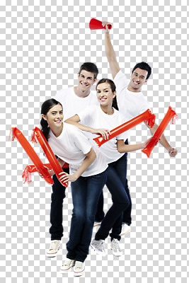 전신 서양인 외국인 백인 편집 편집이미지 라이프스타일 여자 남자 스포츠 티셔츠 응원 서기 미소 웃음 사람 여러명 20대 성인 캐주얼 친구 확성기 응원용품 청바지 나팔 동료 응원단 서포터즈 응원나팔 막대풍선 PNG 청년만 성인만 편집소스 옷 악기 다수 셔츠 바지 관계 모션 표정 인종 청년 생활 오브젝트 풍선 파일형식