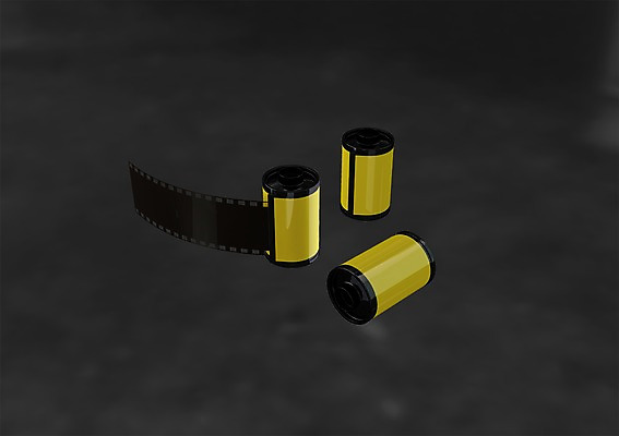 PSD 편집이미지 사람없음 그래픽 3D소스 3D 세개 필름 입체 오브젝트 롤 사진필름 기념사진 편집소스 편집3D 3 디지털합성 파일형식