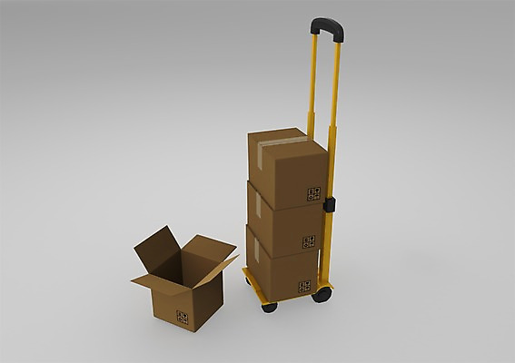 PSD 편집이미지 교통수단 이동 포장 사람없음 그래픽 상자 3D소스 3D 쌓기 수레 짐 화물 운송업 도구 운반 입체 오브젝트 택배 운반도구 택배상자 편집소스 편집3D 산업 교통 컨셉 모션 카트 디지털합성 파일형식