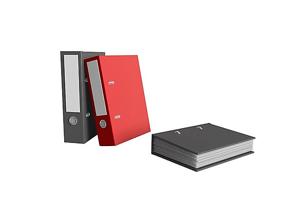 PSD 편집이미지 문구용품 사람없음 그래픽 3D소스 3D 사무용품 세개 입체 오브젝트 문서 파일 바인더 편집소스 편집3D 3 디지털합성 파일형식