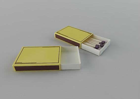 PSD 편집이미지 생활용품 사람없음 그래픽 상자 3D소스 3D 성냥 입체 오브젝트 성냥갑 편집소스 편집3D 디지털합성 파일형식