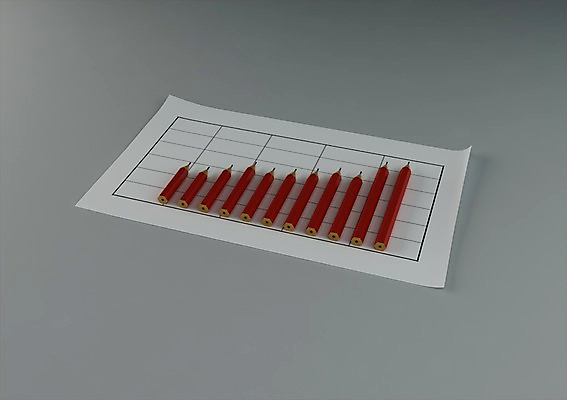 PSD 편집이미지 종이 비즈니스 통계 수치 그래프 사람없음 그래픽 필기구 연필 3D소스 3D 사무용품 성장 표 막대그래프 입체 오브젝트 상승 서류판 편집소스 편집3D 컨셉 문구용품 학용품 디지털합성 파일형식