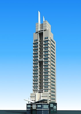 PSD 편집이미지 건축물 현대건축 건축 건축양식 하늘 빌딩 사람없음 건물 그래픽 3D소스 3D 고층빌딩 입체 편집소스 편집3D 디지털합성 파일형식