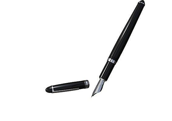 PSD 편집이미지 문구용품 사람없음 그래픽 필기구 펜 만년필 3D소스 3D 사무용품 입체 오브젝트 펜촉 편집소스 편집3D 디지털합성 파일형식