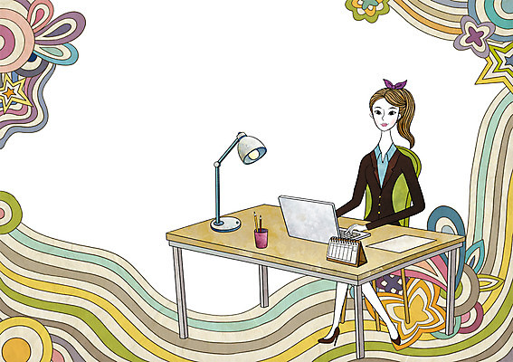 전신 PSD 우먼라이프 라이프스타일 여자 의자 일러스트 비즈니스 조명 한명 미소 웃음 사람 앉기 성인 라이프 노트북 컴퓨터 사무실 달력 스탠드 업무 직장인 비즈니스우먼 작업실 책상 탁상달력 여자만 여자한명만 성인여자만 성인만 국내일러스트 직업 1 가구 모션 표정 생활 전자제품 작업 파일형식