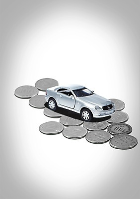 PSD 편집 편집이미지 육상교통 교통수단 돈 비즈니스 승용차 자동차 사람없음 금융 경제 동전 가격 백원 오백원 이미지편집 교통 재산 파일형식