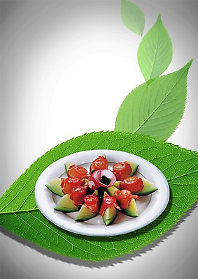 PSD 식물 편집이미지 그릇 접시 음식 잎 과일 방울토마토 나뭇잎 서양음식 파슬리 사람없음 장식 멜론 카나페 안주 음식전단 베이컨 적환무 이미지편집 식기 토마토 채소 돼지고기 무 전단 파일형식