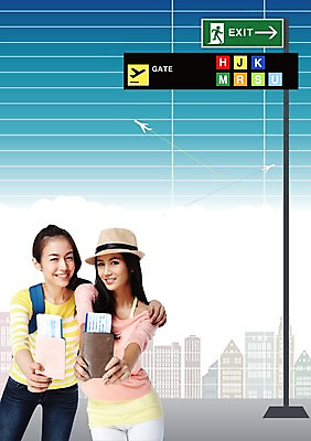 PSD 외국인 편집이미지 모자 우먼라이프 라이프스타일 건축물 여자 화살표 해외여행 여행 표시 어깨동무 출입구 비행기 안내 알림판 서기 미소 웃음 들기 사람 동양인 상반신 20대 성인 두명 건물 친구 표지판 티켓 공항 방향 항공권 여권 게이트 여자만 성인여자만 청년만 청년여자만 성인만 이미지편집 해외 잡화 건축 포즈 관계 항공교통 교통시설 모션 대중교통 표정 인종 청년 생활 파일형식