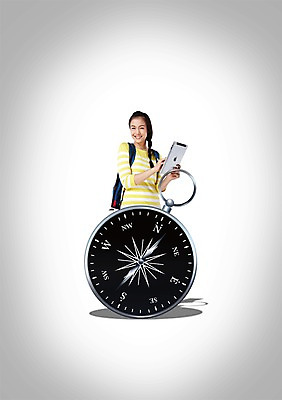 PSD 외국인 편집이미지 우먼라이프 라이프스타일 긴머리 여자 여행 가방 배낭 땋은머리 한명 미소 웃음 들기 사람 동양인 상반신 20대 성인 앞모습 캐주얼 스마트기기 태블릿 도구 웹서핑 수비 지시 나침반 방향 위치 길찾기 동서남북 명령 여자만 여자한명만 성인여자만 청년만 청년여자만 성인한명만 청년여자한명만 성인여자한명만 성인만 이미지편집 1 헤어스타일 잡화 옷 뷰포인트 모션 표정 인종 청년 생활 전자제품 파일형식