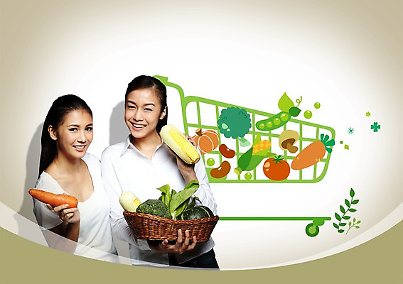 PSD 외국인 편집이미지 우먼라이프 라이프스타일 웰빙 여자 음식 토마토 채소 호박 건강 옥수수 미소 웃음 들기 사람 동양인 상반신 20대 성인 두명 앞모습 농작물 바구니 소쿠리 환경 버섯 카트 당근 브로콜리 장바구니 친환경 유기농 완두콩 채식 강낭콩 여자만 성인여자만 청년만 청년여자만 성인만 이미지편집 뷰포인트 농업 모션 콩 곡류 뿌리채소 표정 인종 청년 생활 쇼핑 파일형식