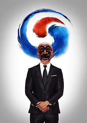 PSD 서양인 외국인 편집이미지 한국문화 한국전통 전통 문양 남자 전통문화 포즈 흑인 비즈니스 전통소품 표정 가면 한명 미소 사람 정장 상반신 성인 비즈니스라이프 예절 비즈니스맨 공예 공예품 태극 탈 하회탈 민속공예 남자만 남자한명만 성인남자만 성인만 이미지편집 1 동양문화 라이프스타일 옷 문화 한국 인종 취미 직장인 오브젝트 파일형식