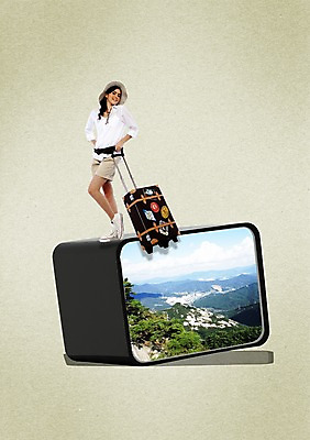 전신 PSD 서양인 외국인 백인 편집이미지 모자 우먼라이프 라이프스타일 여자 여행 운동화 가방 반바지 산 한명 서기 들기 사람 풍경 20대 성인 캐주얼 스크린 캐리어 여행가방 텔레비전 정상 산등성이 영상 여자만 여자한명만 성인여자만 청년만 청년여자만 성인한명만 청년여자한명만 성인여자한명만 성인만 이미지편집 1 잡화 옷 신발 바지 모션 인종 청년 생활 전자제품 파일형식