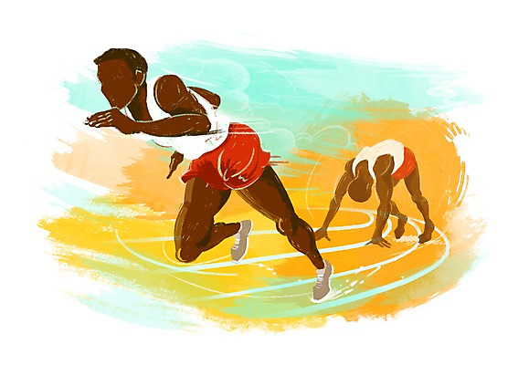 전신 PSD 남자 스포츠 포즈 올림픽 일러스트 하계올림픽 운동선수 서기 사람 경기 성인 두명 달리기 운동 자신감 목표 육상스포츠 출발 열정 육상선수 준비자세 출발선 출발점 남자만 성인남자만 성인만 국내일러스트 감정 컨셉 모션 건강 준비 파일형식