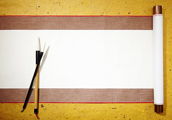 포토 JPG 스튜디오촬영 한국문화 한국전통 전통 배너 종이 전통문화 백그라운드 서예 안내 사각프레임 프레임 전통소품 한국 광고판 알림판 실내 사람없음 도구 붓 두루마리 알림 오브젝트 족자 서예용품 국내포토 동양문화 아시아 문화 문구용품 내부 사각형 판 파일형식