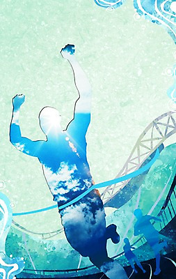 전신 PSD 남자 스포츠 올림픽 일러스트 하계올림픽 운동선수 서기 사람 경기 성인 세명 달리기 운동 우승 육상스포츠 열정 육상선수 결승선 결승점 완주 남자만 성인남자만 성인만 국내일러스트 감정 모션 건강 최고 결승 파일형식