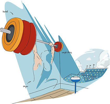 스포츠 올림픽 일러스트 하계올림픽 운동선수 한명 경기 신체부위 운동 역기 열정 역도 팔 역도선수 객석 런던올림픽 국내일러스트 AI파일 1 감정 건강 사람 파일형식 벡터